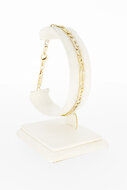 14 karaat Valkoog schakelarmband - 21 cm