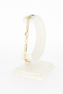 14 karaat Valkoog schakelarmband - 21 cm