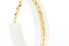 14 Karaat goud Valkenoog armband - 19,8 cm