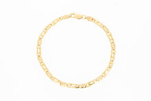14 Karaat goud Valkenoog armband - 19,8 cm