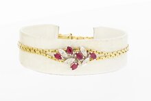 14 Karaat gouden dames armband - 18,2 cm