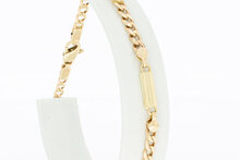 14 Karaat goud Gourmet armband - 21,2 cm