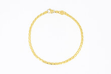 18 Karaat Valkoog schakelarmband - 19,5 cm