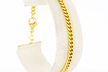 14 Karaat Gourmet schakelarmband - 19 cm