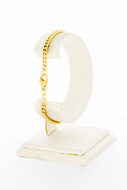 14 Karaat Gourmet schakelarmband - 19 cm