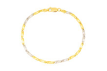 18 Karaat goud Valkoog armband - 18,9 cm