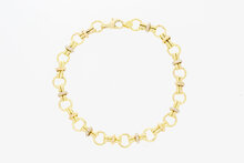 18 Karaat gouden Anker armband - 20,5 cm
