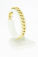 14 Karaat Gourmet schakelarmband - 18,5 cm
