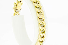 14 Karaat Gourmet schakelarmband - 18,5 cm
