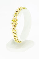 14 Karaat Gourmet schakelarmband - 18,5 cm