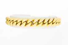 Gouden Gourmet armband 14 Karaat - 20,5 cm