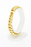 Gouden Gourmet armband 14 Karaat - 20,5 cm