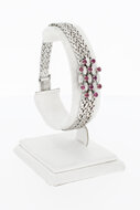 Edelsteen- armband 14 Karaat goud - 20 cm