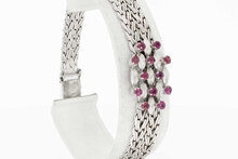 Edelsteen- armband 14 Karaat goud - 20 cm