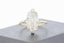 14 Karaat goud diamant ring - 18,5 mm