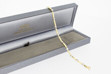 18 Karaat goud diamant Tennis - armband - 19 cm