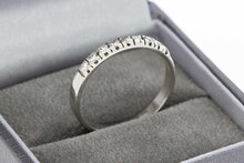 Diamant ring 18 karaat witgoud - 18,9 mm