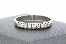 Diamant ring 18 karaat witgoud - 18,9 mm