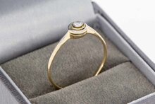 14 Karaat gouden diamantring - 19,9 mm