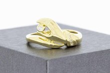 14 Karaat ring met Diamant - 17,4 mm