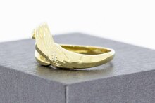 14 Karaat ring met Diamant - 17,4 mm