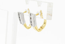 14 Karaat gouden diamant oorhangers - 1,3 cm