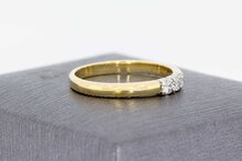 14 Karaat diamant Aanschuifring - 16,6 mm