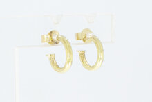14 Karaat gouden Creool oorringen - 1,2 cm