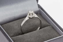 14 Karaat witgouden diamant ring - 17,2 mm