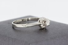 14 Karaat witgouden diamant ring - 17,2 mm
