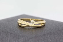 14 Karaat dames diamant ring - 17,2 mm