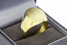 Gouden Zegelring mannen 18 Karaat - 20,1 mm