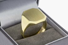 Gouden mannen Zegelring 14 karaat - 21,1 mm