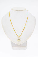 14 Karaat gouden hanger met Zirkonia