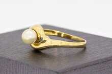 14 Karaat gouden Parelring - 18,1 mm
