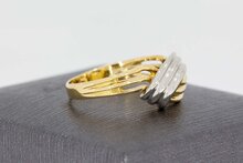 18 karaat gevlochten Knoop ring - 18,3 mm