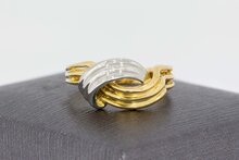 18 karaat gevlochten Knoop ring - 18,3 mm