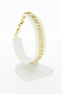 18 Karaat gouden Anker armband - 21,1 cm
