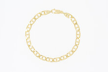 18 Karaat gouden Anker armband - 21,1 cm