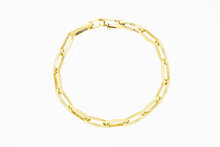 18 Karaat gouden Closed Forever armband - 21,4 cm
