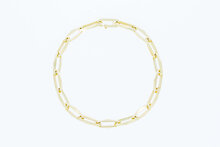 14 Karaat gouden Closed Forever armband - 21,1 cm