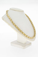 Geelgouden Vossenstaart ketting - 46,3 cm