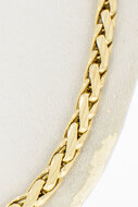 Geelgouden Vossenstaart ketting - 46,3 cm