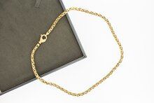 Geelgouden Vossenstaart ketting - 46,3 cm