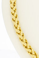 18 Karaat Vossenstaart ketting goud - 45,7 cm