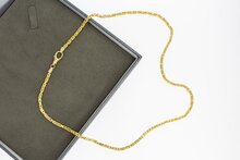 14 Karaat gouden Byzantijnse halsketting - 51,5 cm