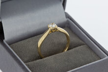 14 Karaat vrouwen diamant ring - 16,7 mm