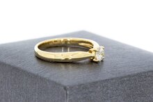 14 Karaat vrouwen diamant ring - 16,7 mm