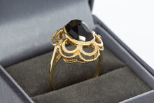 14 Karaat vrouwen Granaat ring - 18,2 mm
