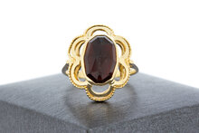 14 Karaat vrouwen Granaat ring - 18,2 mm